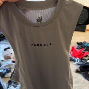YoungLA Women's Muscle Tee - Tan